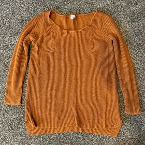 MERONA KNIT SPARKLY COPPER SWEATER